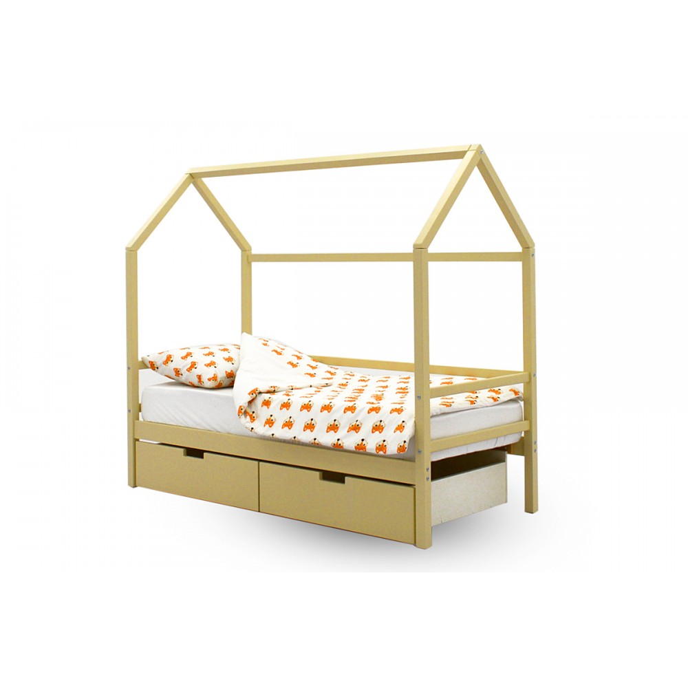 Детская кровать-домик «Svogen бежевый»