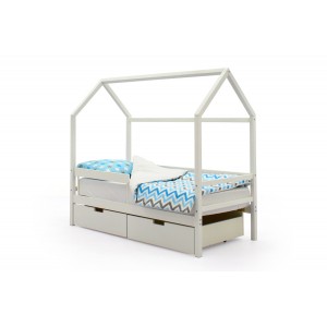 Детская кровать-домик «Svogen белый»