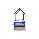 Детская кровать-домик «Svogen синий»
