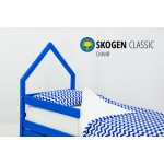 Детская кровать-домик мини "Skogen синий"
