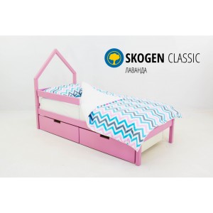 Детская кровать-домик мини "Skogen лаванда"