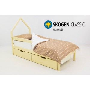 Детская кровать-домик мини "Skogen бежевый"