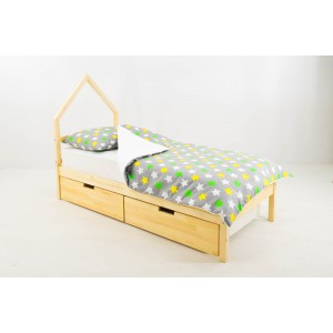 Детская кровать-домик мини "Skogen натура"