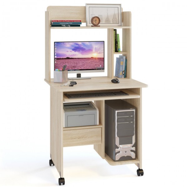 Компьютерный стол с надстройкой КСТ-10.1 + КН-01