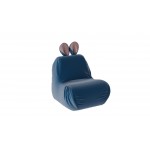 Кресло-мешок «Kids» Тип 1 (Велюр Пепельно-синий)